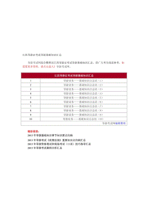 江西导游证考试导游基础知识汇总.doc