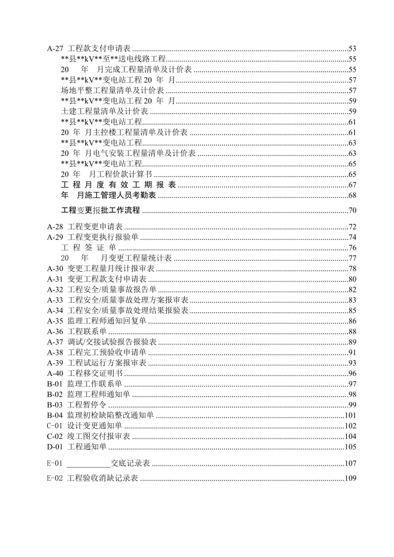 (最新整理)水利电业35kV及以上电网工程建设典型表式.doc_第3页