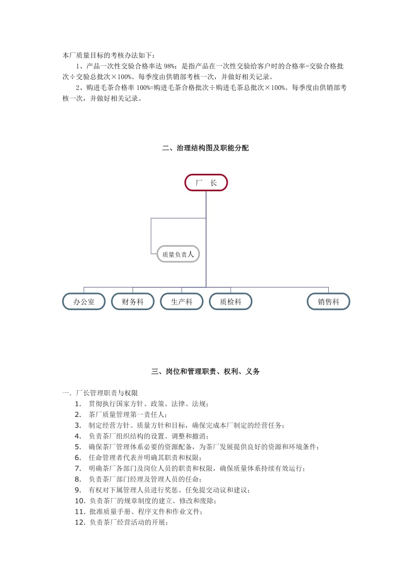 武夷山市茗香岩茶厂--新----质量管理手册--3.doc_第3页