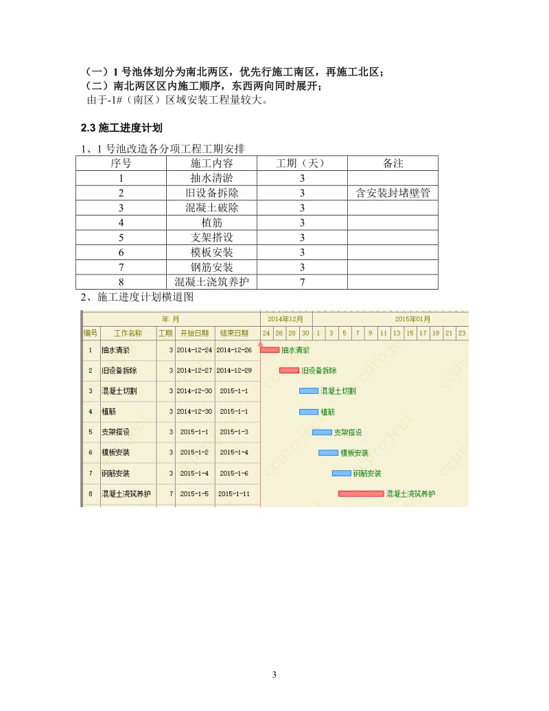 1号生化反应池土建改造施工方案.doc_第3页