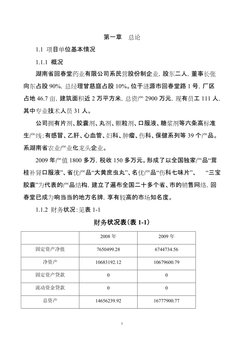 1000亩药材种植基地扩建项目建议.doc_第1页