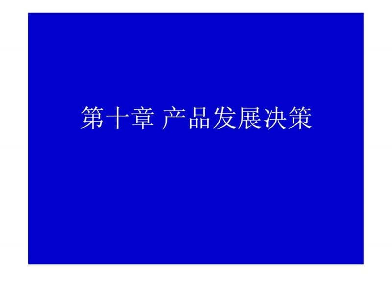 《产品发展决策》PPT课件.ppt_第1页