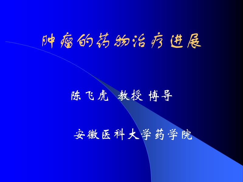 肿瘤药物治疗.ppt_第1页