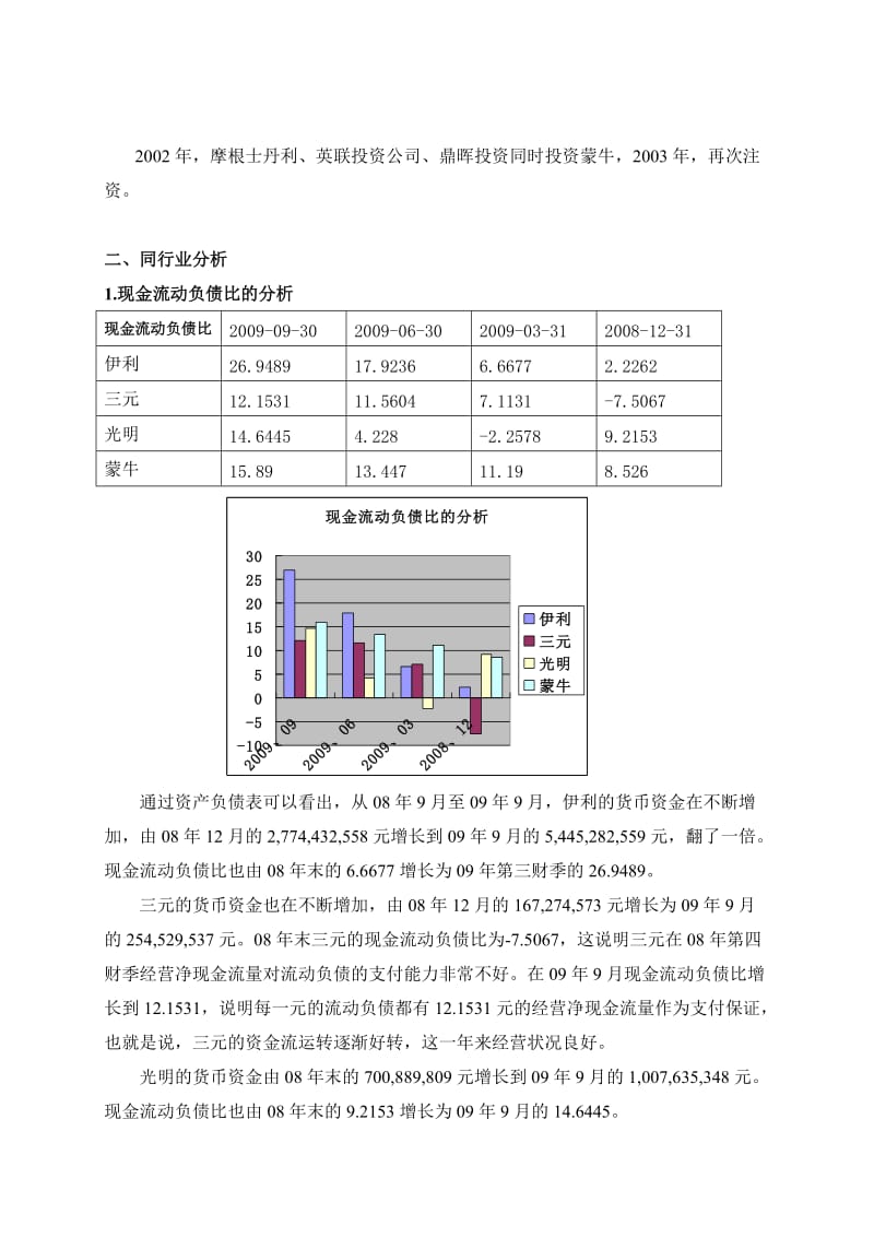 蒙牛集团财务分析报告.doc_第2页