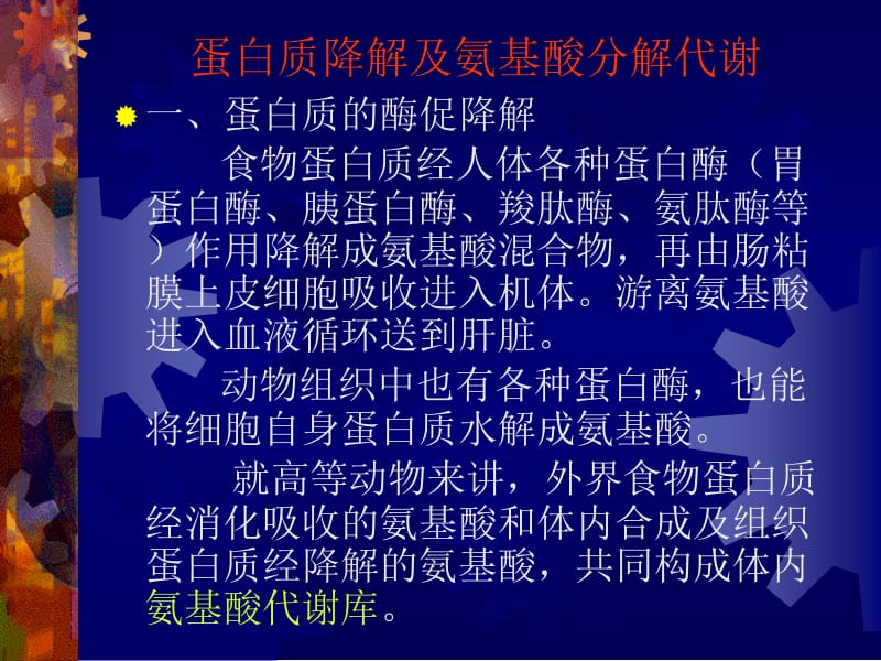 蛋白质促降解与氨基酸代谢.ppt_第1页