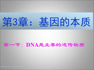 讲课：DNA是主要的遗传物质.ppt