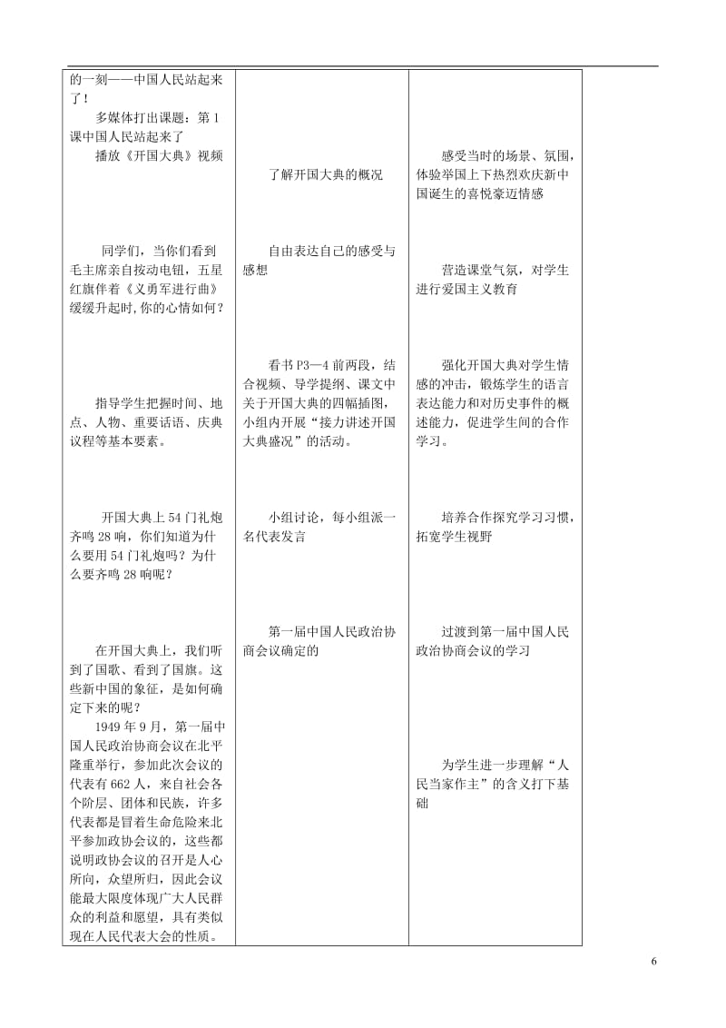 2014-2015学年八年级历史下册 第1课 中国人民站起来了教案 新人教版.doc_第2页