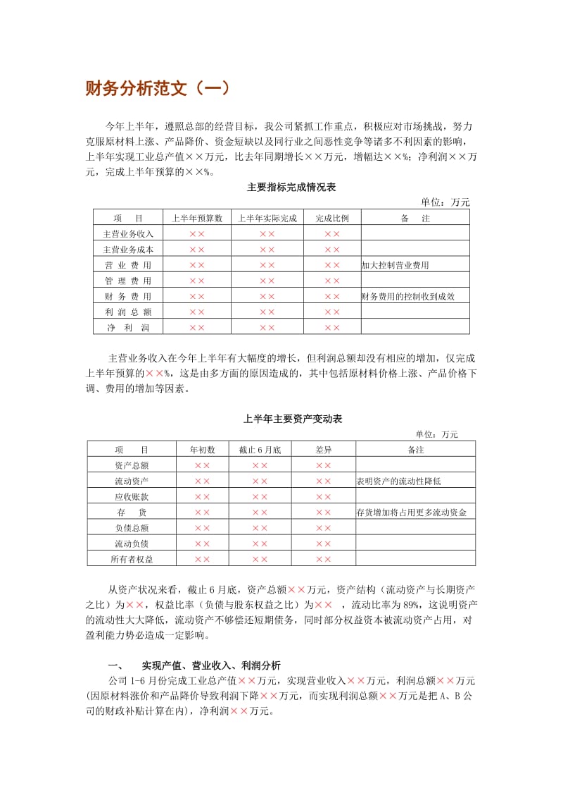 财务分析范本.doc_第1页