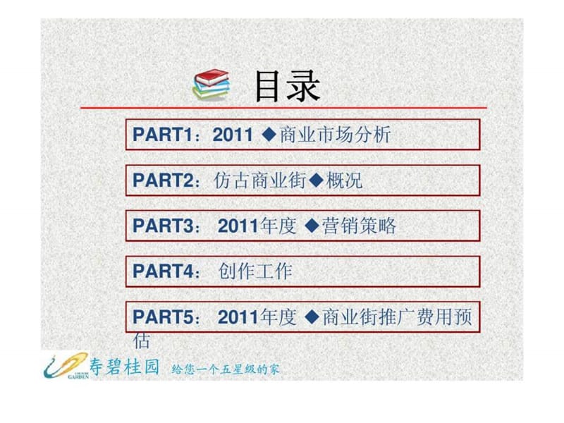 2011重庆长寿碧桂园商业街营销策略包装创作沟通提案.ppt_第2页