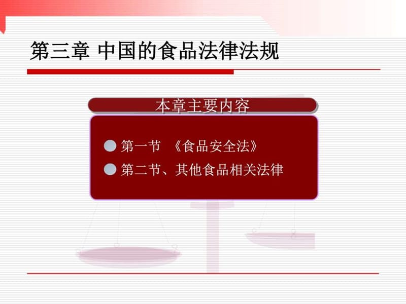 中国的食品法律法规_环境科学食品科学_工程科技_专业资料.ppt_第1页