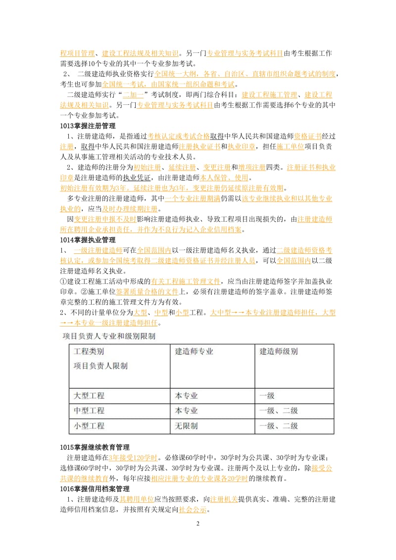 2012年二级建造师法规考试内部最新划整理精华课件笔记.doc_第2页