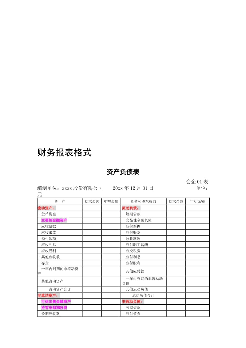 财务报表格式.doc_第1页