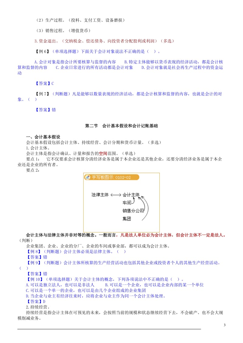 2011年会计从业资格考试《会计基础》 《财经法规》讲义最新版.doc_第3页