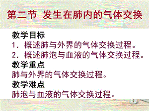 再修改第二节发生在肺内的气体交换.ppt