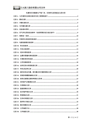 VAORC22HVACQQ(乳膏剂车间激素生产线厂房、空调净化系统验证记录).doc