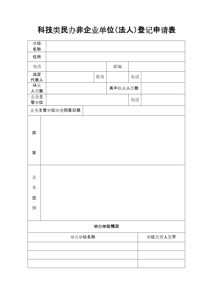 2019科技类民办非企业申请材料目录及依据.doc_第2页