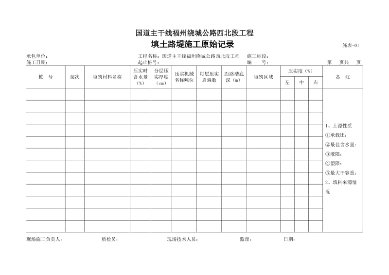 现场施工记录表.doc_第2页