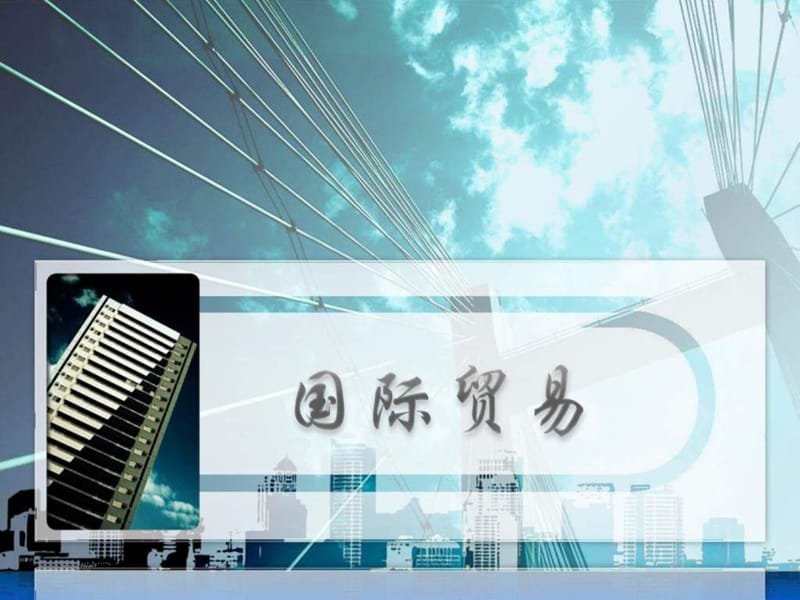 国际贸易的协调.ppt_第1页