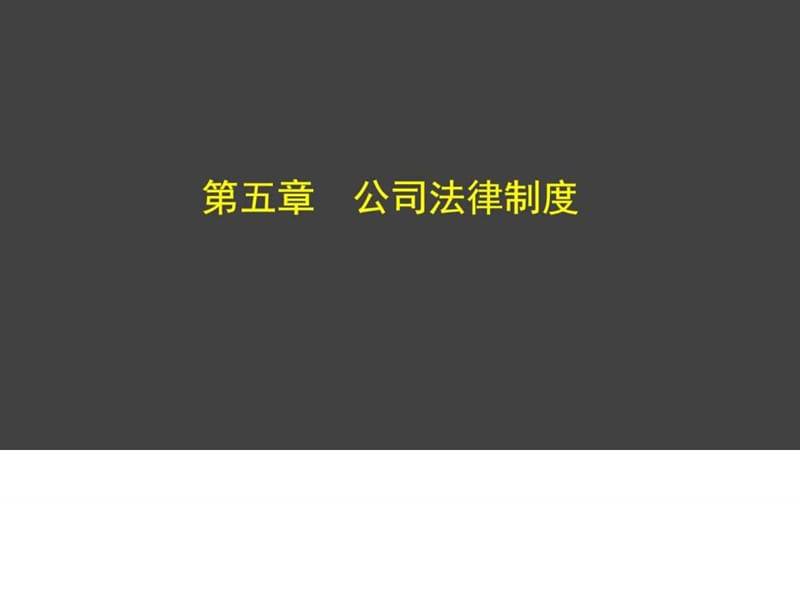 公司法_计算机软件及应用_IT计算机_专业资料.ppt_第1页