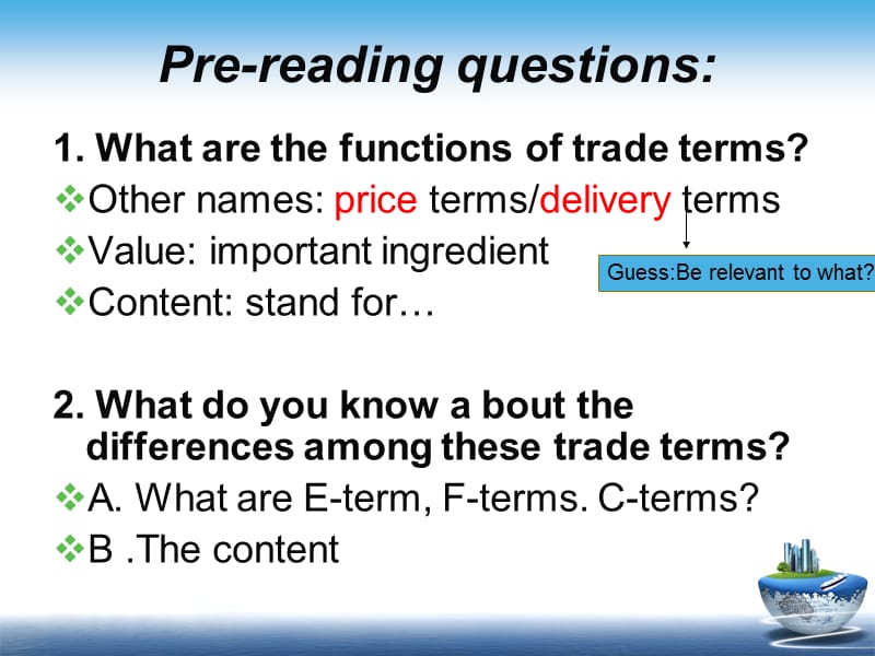 职通商务英语第三册第一单元教案unitTradeTerms.ppt_第3页