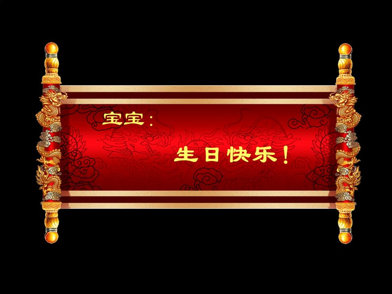 【生日主题PPT精品模板】生日快乐ppt模板.ppt_第2页