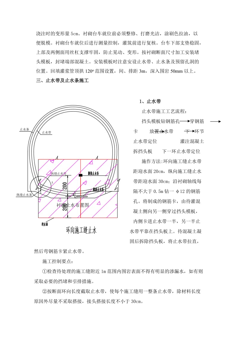 2019hl引水隧洞衬砌混凝土施工技术交底.doc_第3页