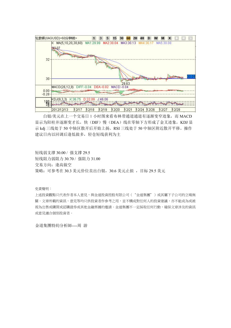 金道贵金属：年末结束前等待黄金的突破.doc_第2页