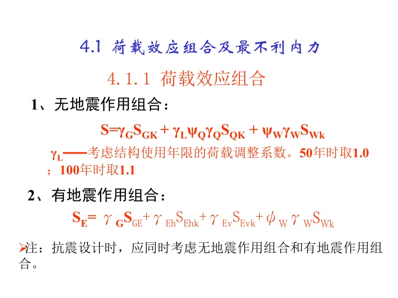 [工学]高层建筑设计第4章 设计要求及荷载效应组合.ppt_第2页