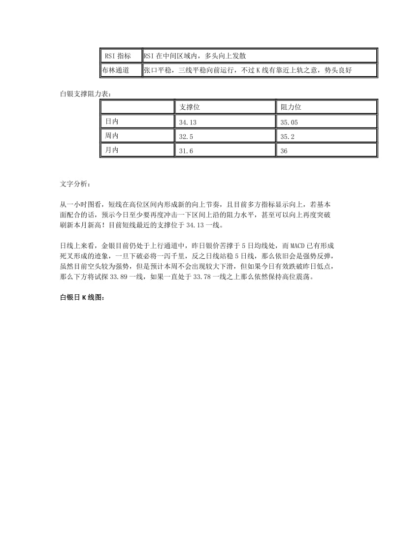 金道贵金属：市场情绪减弱白银再维持整理趋势.doc_第2页