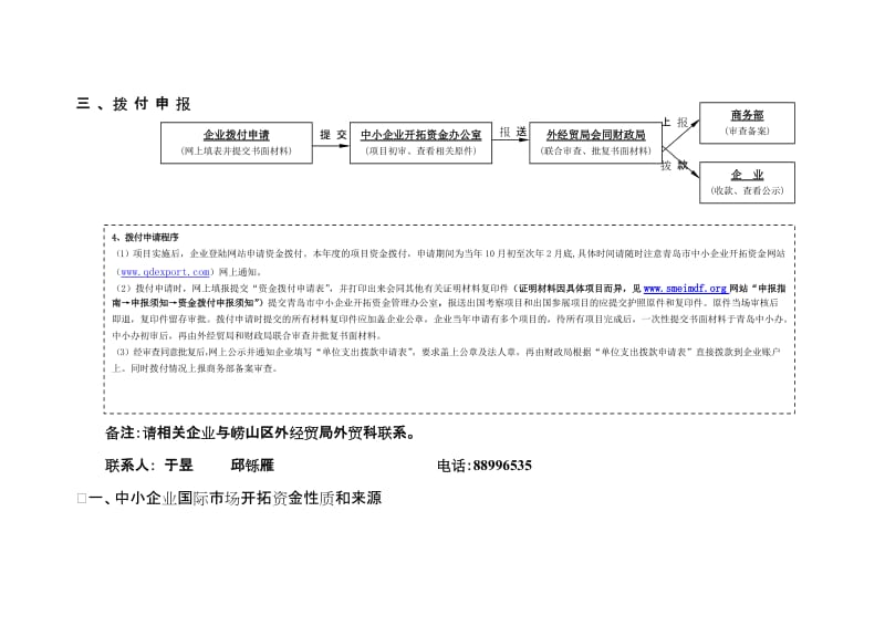 青岛市中小企业国际市场开拓资金审核流程图.doc_第2页