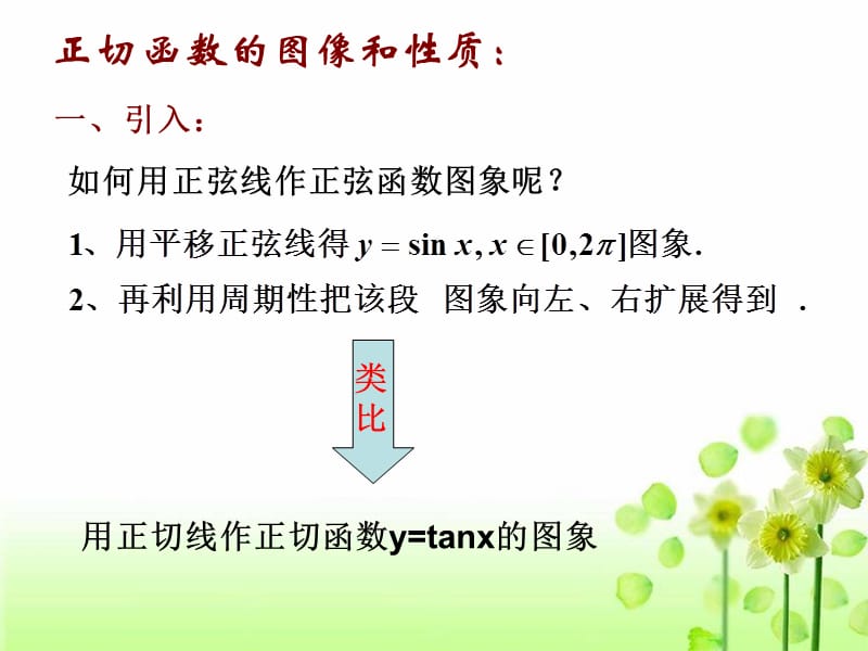 正切函数的图像与质ppt教学目标课件.ppt_第3页