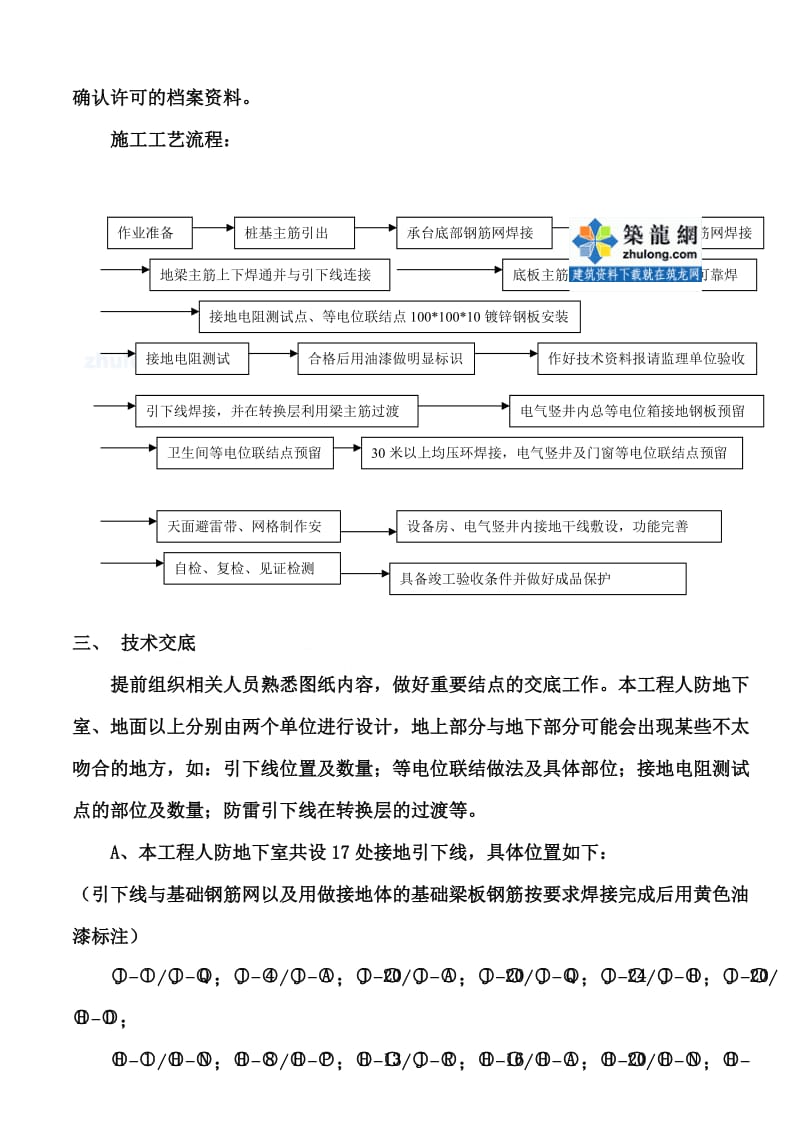 防雷接地系统施工方案secret.doc_第2页