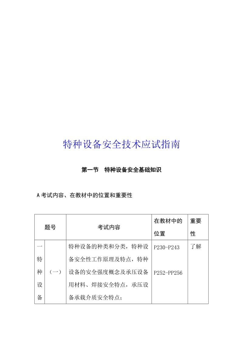 特种设备安全技术应试指南.doc_第1页