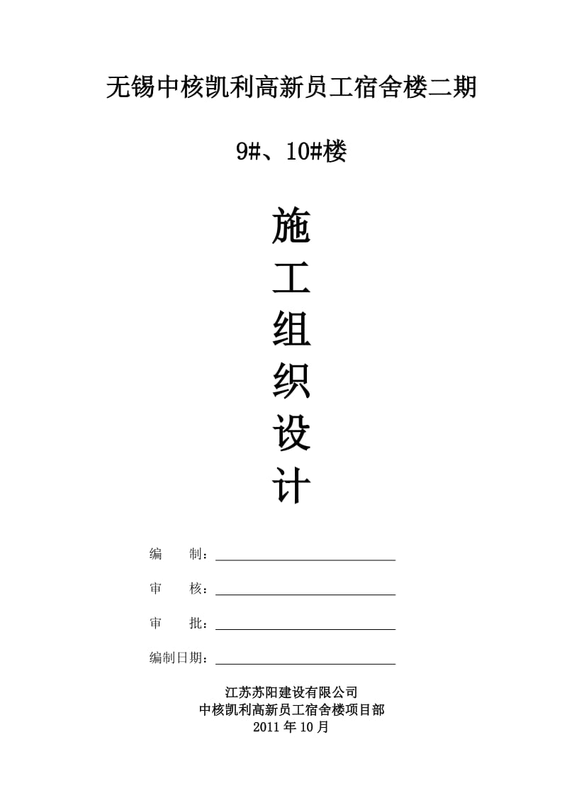 9、10中核凯利施工组织设计.doc_第1页