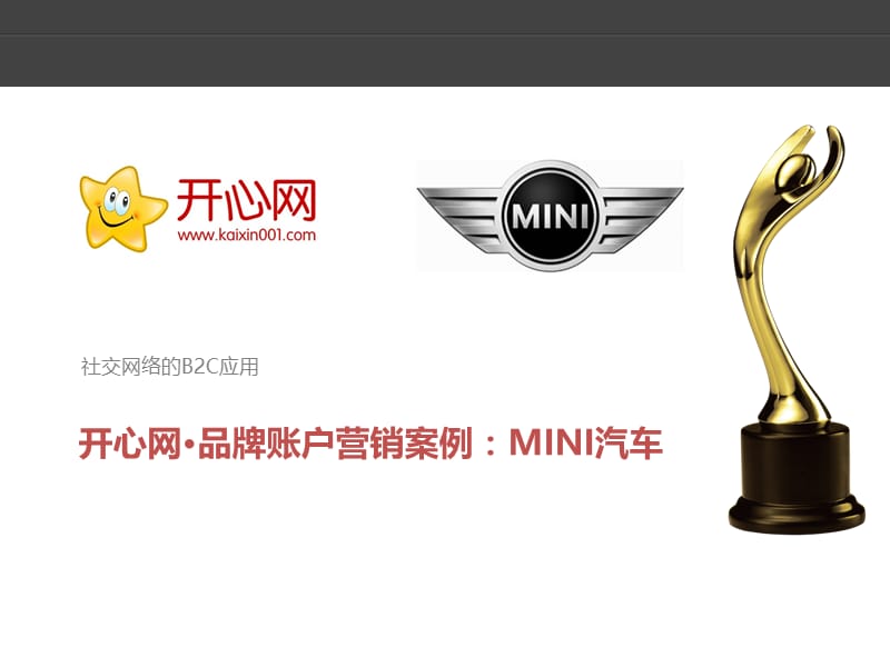 开心网-2010品牌账户营销案例：MINI汽车.ppt_第1页