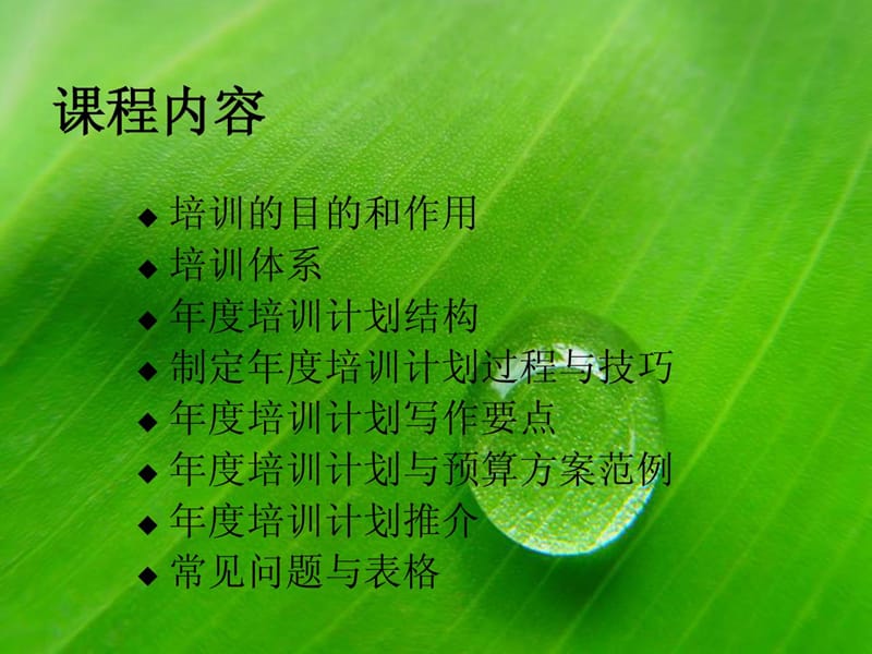 HR设计年度培训计划,HR工作指南。.ppt_第2页