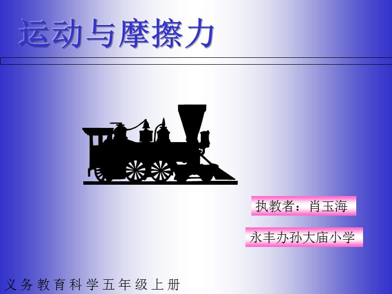 运动与摩擦力.ppt_第1页