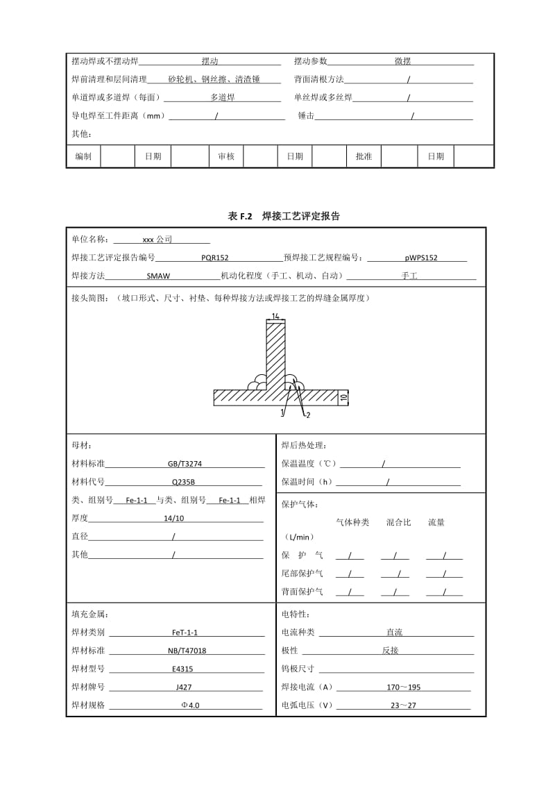 2019Q235B 14mm对10mm板材角焊缝焊接工艺评定报告.doc_第3页