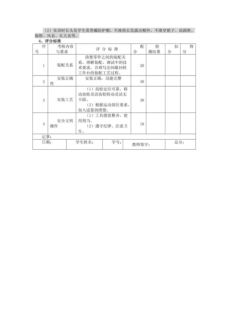 2019wv教学设计案例(间歇回转工作台的装配与调整).doc_第3页