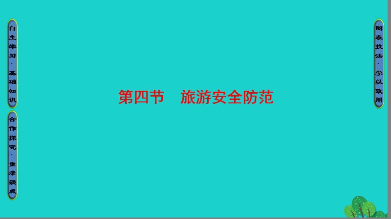 2019_版高中地理第2单元旅游景观欣赏与旅游活动设计第4节旅游安全防范课件鲁教版选修.ppt_第1页