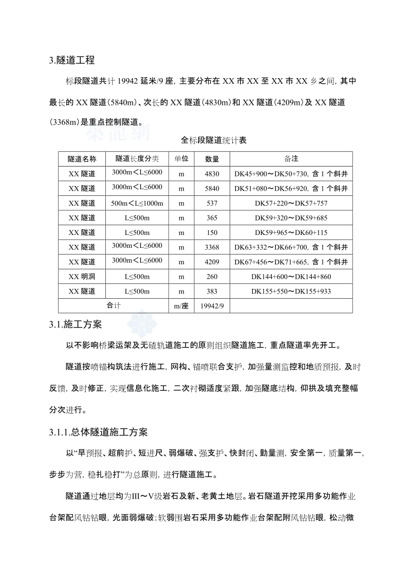 [河南]长大黄土隧道工程施工方案(CRD法_CD法_台阶法).doc_第1页