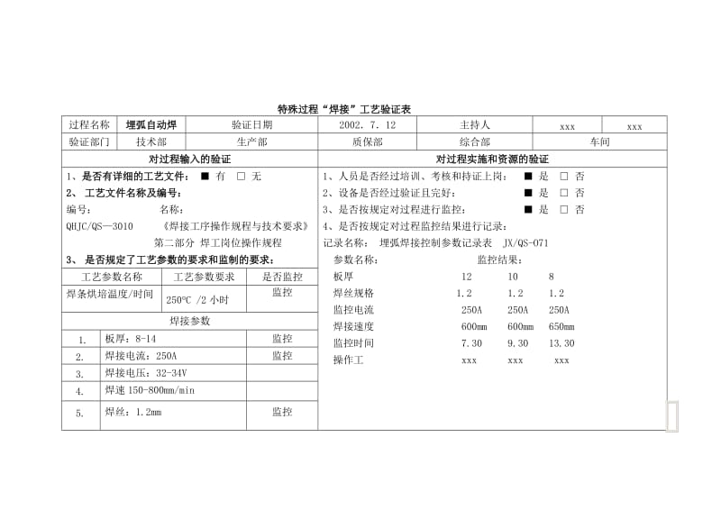 2019vu特殊过程焊接工艺确认.doc_第1页