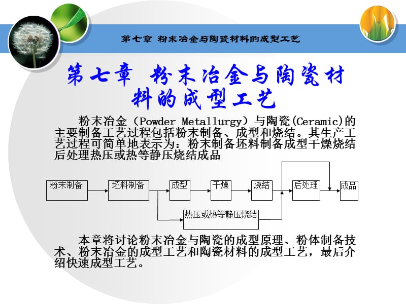 粉末冶金与陶瓷材料的成型工艺.ppt_第1页