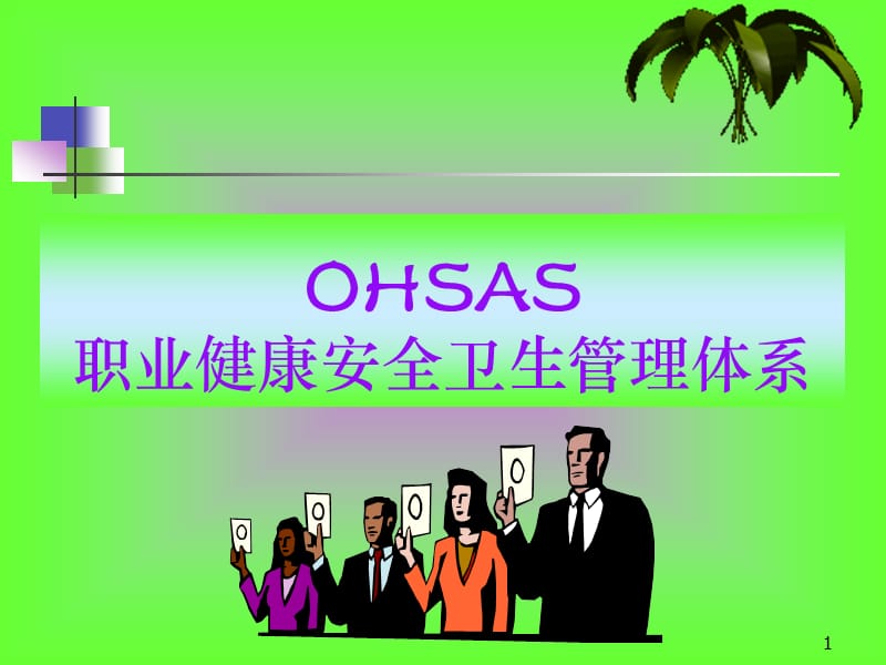 OHSAS职业健康安全卫生管理体系.ppt_第1页