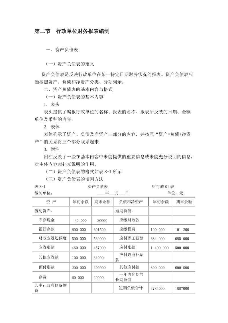 2019行政单位会计报表.doc_第1页