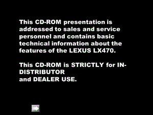 【汽车技术】雷克萨斯LX470维修技术培训—LEXUS技术资料(188PPT).ppt