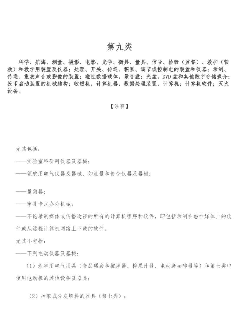 ：科学、量具、信号、检验(监督)、救护(营救)和教学用具及仪器;处理、开关.doc_第1页