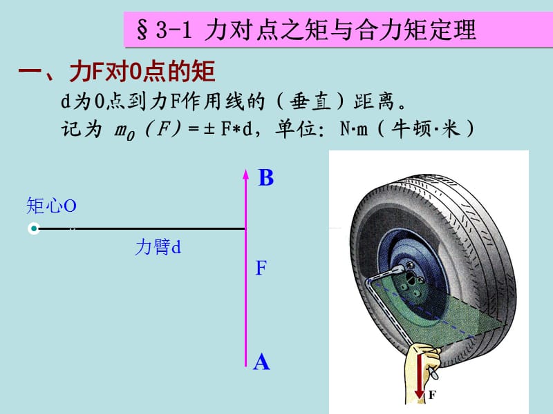 【建筑】建筑力学力矩与平面力偶系ppt模版课件.ppt_第2页