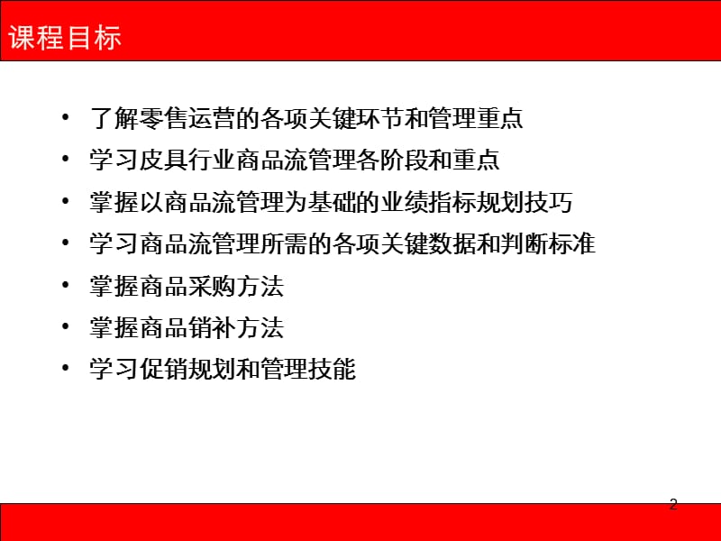 【培训课件】皮具品牌企业商品流管理技能培训 PPT.ppt_第2页