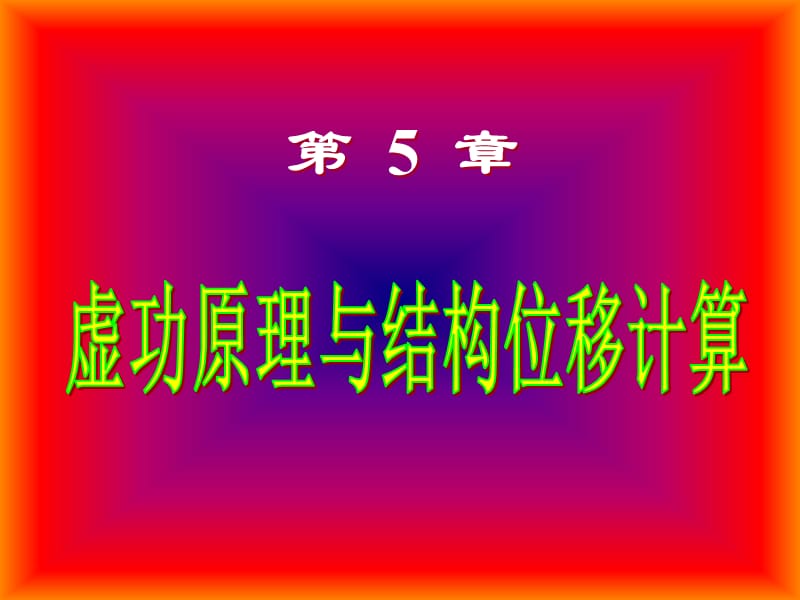 2019山东建筑大学结构力学研究生专业课考试复习6位移计算1.ppt_第1页